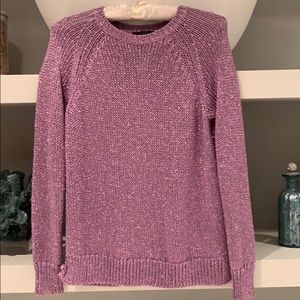 Jcrew pink sparkle sweater
